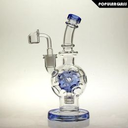 Waterpijpen SAML Dab Rig Waterpijpen 8 Inch Hoge Glazen Bal FAB Bong Olieplatforms Waterleiding Helder Vrouwelijke gezamenlijke maat 14.4mm PG5167