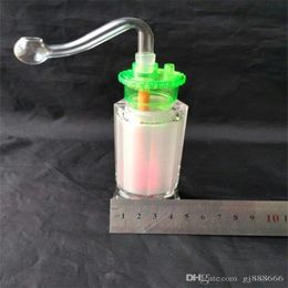 Hookahs Scrub water fles glazen bongs accessoires glazen rookleidingen kleurrijke mini multi-kleuren