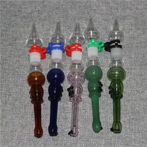 Hookahs Silicon Bong Kit met 14 mm kwarts Ti nagelpunt Siliconen buis Glass Water Rookt voor Bong Dab Rigs