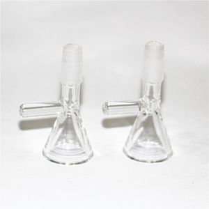 Hookahs rookglas kommen tabak kruid droge kom glijbaan voor bong 14 mm mannelijk gewricht met handgreep siliconen nectar