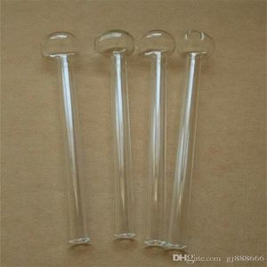 Narguilés Accessoires de bangs en verre transparents droits Pipes à fumer en verre coloré mini multi