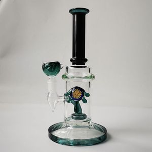 Hoodahs TUBO RECTO TUBO GRUPO GRUPO BONGS ACEITE ACEITE RATS DUCHACHA PEROCOLADOR DE PERROPEO DE VIDRIO BONGS 14.5mm Tubos de agua conjuntas femeninas con tazón