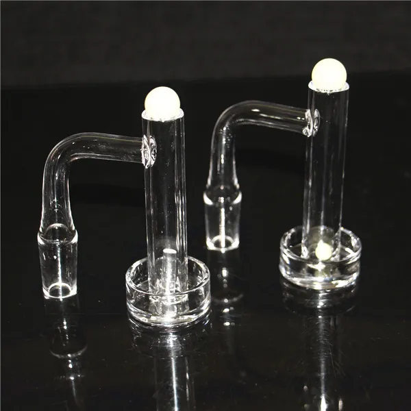 narguilés Terp Slurper Bord Biseauté Auto Spinner Fumer Quartz Banger Avec Bouchon De Bulle De Verre En Marbre Perles Boule 20mm 25mm Clous Pour Eau Bongs Dab Rigs