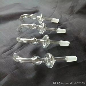 Narguilés Adaptateur de parapluie transparent Accessoires de bangs en verre Pipes à fumer en verre Mini coloré
