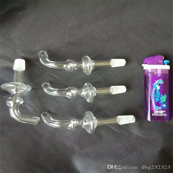 Narguilés Umbrella adaptateur verre bongs accessoires Verre Fumer Pipes coloré mini multi-couleurs Main