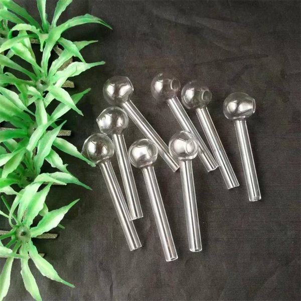 Narguilés Variété de pot de combustion droit transparent Nouveaux bangs en verre uniques Pipes en verre Pipes à eau