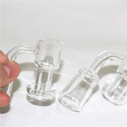 narguilés en gros Entièrement Soudez Terp Slurper Set Quartz Banger Nail fumée avec boule de bouchon de carb de marbre Perles sous vide pilule domeless plates-formes de bang en verre d'huile