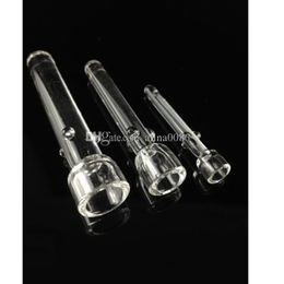 Cachimbas Venta al por mayor clavo de vidrio de tres tamaños 10 mm / 14 mm / 18 mm con tazón profundo de buena calidad para fumar en pipa de agua