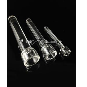 Narguilés vente en gros clou en verre de trois tailles 10mm/14mm/18mm avec bol profond de bonne qualité pour fumer la plate-forme pétrolière de conduite d'eau