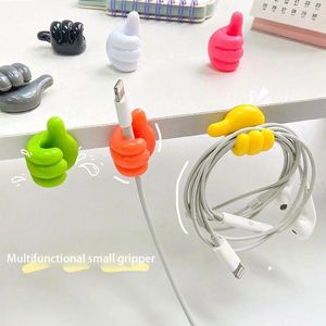 Hooks 1/4/10pcs Multifunctionele kabelorganisator Cliphouder Duim Wall Draadhanger opslag voor oortelefoonmuis