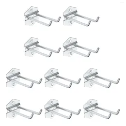 Haken 10PCS Tool Opknoping Haak Metalen Display Rack Winkel Goede Plank Verdikking Gat Plaat Huishoudelijke Keuken 100MM