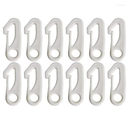 Hooks 12pcs vlag pole clip snap clips accessoire - bevestig vlaggen aan halyard touw en bok de