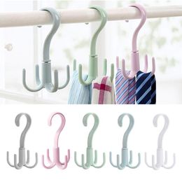 Haken 1 Pc 360 Graden Draaibare Hanger Thuisgebruik Garderobe Multifunctionele Tas Stropdas Sjaal Rek Kleding Opslag organzier