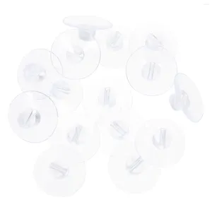 Haken 20 pc's Duidelijke standaard Open klem Zuiging Cup Clips Kabeldraad Organisator Home Supply Cord Light Holders Windows