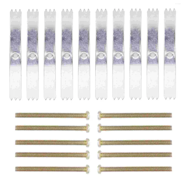 Crochets 20 PCS interrupteur Fixer Pocket Moup de réparation Vis Vis de la suite Galvanisé Iron Remplacer la cassette