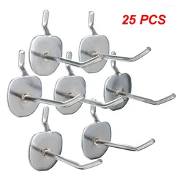 Hooks 25 stcs 2 inch Supermarkt Plank Display Hanger Plating Metalen Pegboard Assortment Kit Store Organisatie Tools