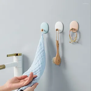Crows 2pc / 4pcs luxe auto-adhésif mur de salle de bain serviette serviette à main support de clés de clés de manteau rack de rangement à la maison accessoires de rangement