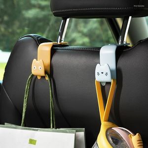 Hooks 2pcs Car Seat Hook opslag Hanger Space Saving Strong load-dragende voertuig Back Multifunction Sundries Organizer