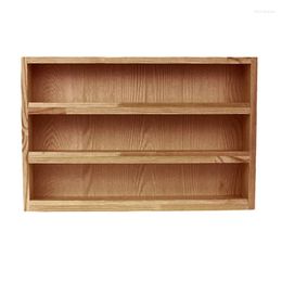 Support de rangement de bureau à 3 attaches, Mini bibliothèque de table, porte-fichiers, présentoir à bande, étui de collection de poupées