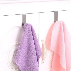 Crochets en acier inoxydable 304, sans poinçonnage, en forme de S, pour cuisine, salle de bains, armoire, porte arrière, Type manteau, cintre de rangement pour serviettes