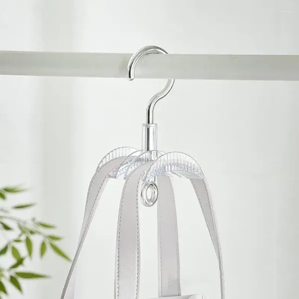 Hooks 360 Sac à main rotatif Hook Hook Multi fonctionnels Hanging Sac Rack Streer pour écharpe Organisateur de placard de rangement de chapeau de sac à dos Scarf