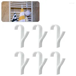 Hooks 4/6/8/10 st. Verwarmde handdoek Radiator Rail Kleding Hanger Multifunctionele badhaakhouder Perega Plegable sjaal