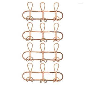 Hooks 4x Rattan Wall Kids Geksters Organisator Rack Kleding Hangen Hang Hanger Room Decor