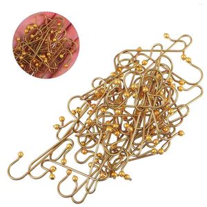 Haken 50 stuks Hook Up Kerstboomornament Hangend Zwaar uitgevoerd kledingrek Metalen hangers Lichte luxe Multifunctioneel