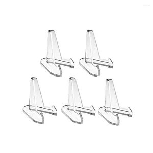 Hooks 5pcs Clear Acrylic Coin Display Stand Carters Small Enel Rack Card Commémorative Challenge Holder Support