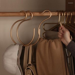 Hooks 5 stks S-vormig aluminium legering slaapkamer keuken multifunctionele hangende haak sluitgeling houder broek hoeden opslag hangers