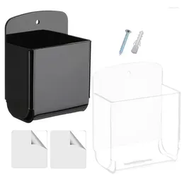 Haken Acryl Fernbedienung Wandhalter Universal Stift Rack Multifunktionale Lagerung Container Für Home Office Shop