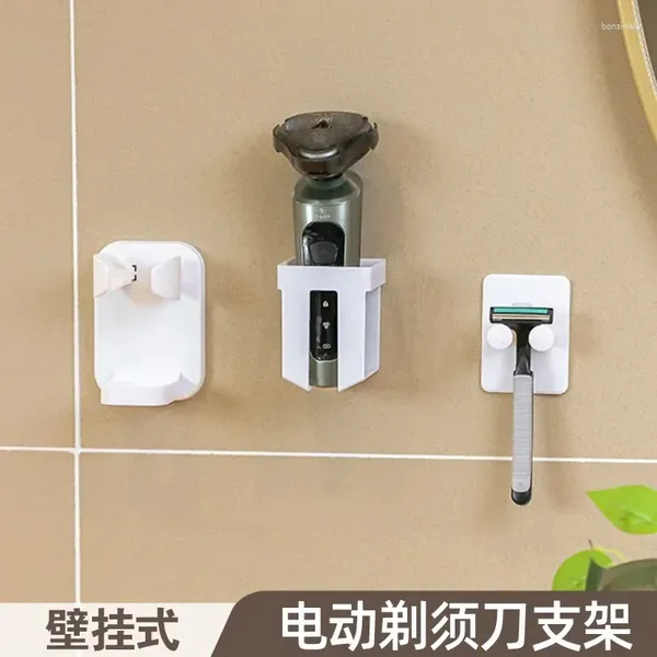 Crochets organisateur de salle de bain pour suspendre le rasoir électrique, support de rangement, support de toilette monté sur rasoir manuel à la maison