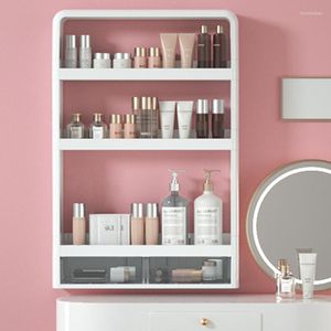 Haken Badkamer Muur Gemonteerde Plank Multifunctionele Toiletartikelen Opbergrek Keuken Kruiden Fles Cosmetica Organizer