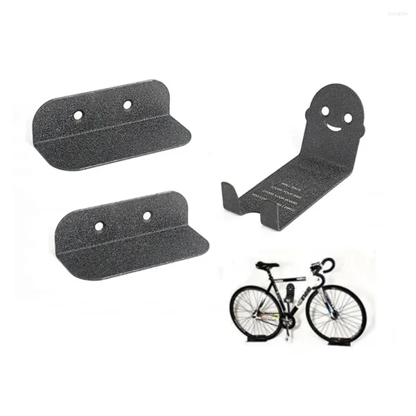 Ganchos Soporte de pared para bicicleta Colgador Montaje montado Soporte vertical para bicicletas Mtb Garaje Almacenamiento en interiores