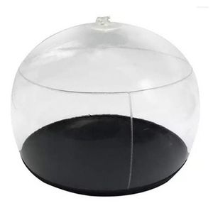 Support de chapeau à crochets, Portable, gonflage d'air durable, support de chapeau Transparent en PVC, présentoir de chapeaux de centre commercial, supports de rangement