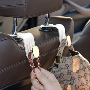 Ganchos Colgador trasero para asiento de coche Soporte de almacenamiento para reposacabezas Gancho de decoración creativa