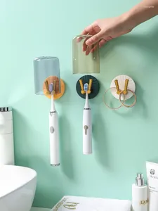 Crochets de salle de bain créatifs pour brosse à dents, porte-clé élégant, décoration murale suspendue sur porte