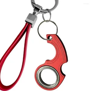 Hooks Creative Keychain Fidgets Spinner Stress Relief Toys tournol Fool Keyring Selling Ennuid Birthday Gift for Adults Kids
