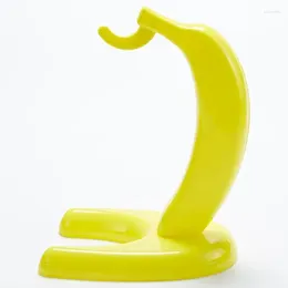 Hooks Creative Plastic Banana Hanger Type de plancher Porte-fruits Rack