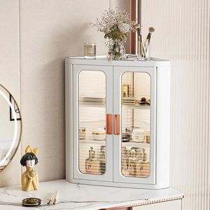 Hooks Desktop Corner Stand Stags Sell Free Standable Pliable Cabinet Rangement Armoire pour Cosmetics Kitchen Bathroom