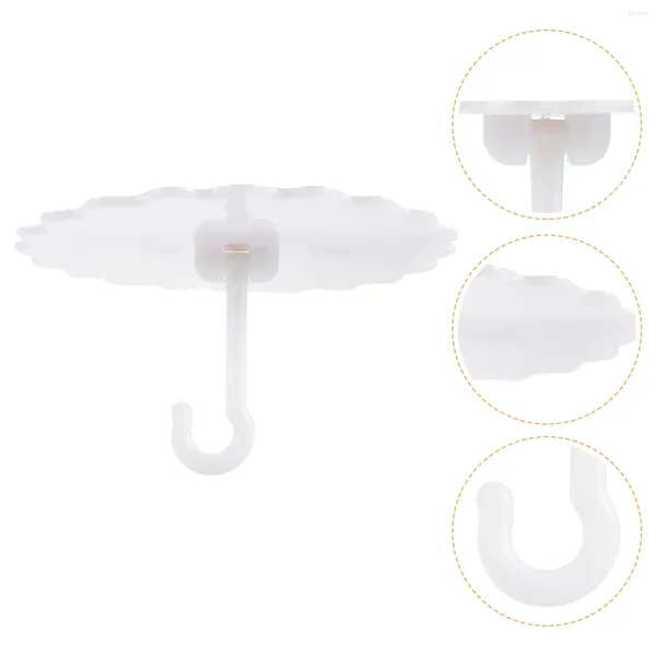 Hooks Dome Mosquito Net Crochet plafond Hangle en plastique Super Strong Bed Cauvre collante