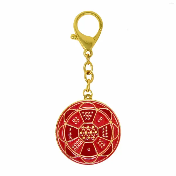 Hooks Feng Shui Sume-de-Ten potenciador Amulet Good Fortune Keychain