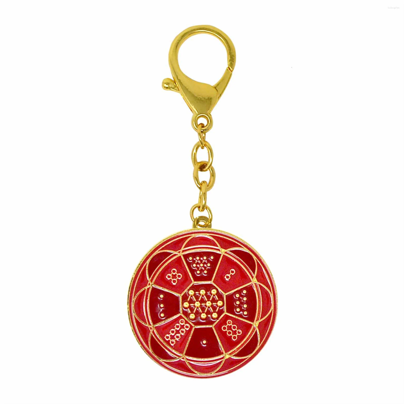 Hooks Feng Shui Sum-of-Ten Enhancer Amulet Good Fortune Keychain