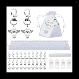 Hooks Guardian Angel Keyring 20pcs Party favorise le mariage du baptême pour la communion Confirmation Girls Thank You Gift