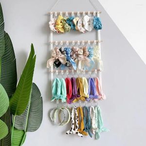 Haken hoofdbandhouder grote opslagcapaciteit sterke belastingdragende wandhangende haaraccessoires Organizer rek