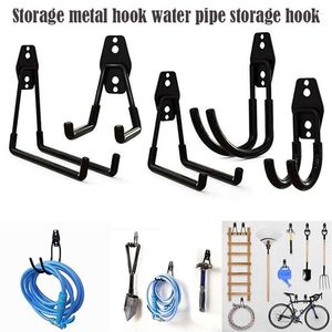 Haken Zware Metalen Haak Muurbevestiging Garage Organisator Fiets Schop Hamer Hanger Ladders Tuingereedschap Antislip Opslag Iron275r