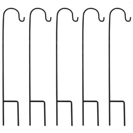 Haken Haak Herdershanger Tuinvogel Hangende Staak Feeder Stand Outdoor Zonne-verlichting IJzeren Stakes Lantaarn Bloempot Herder