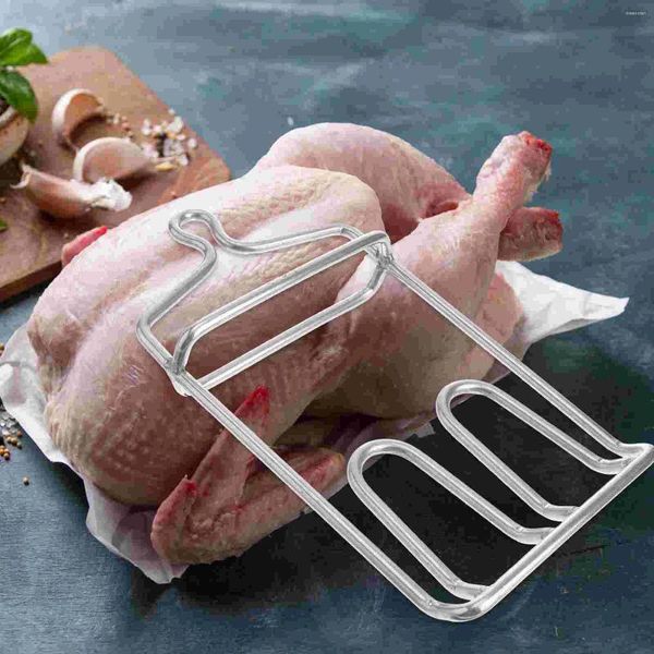 Crochets crochet fumeur poulet volaille cintre gril plaque supérieure extérieure suspendue abattage Bacon rôti boucher support