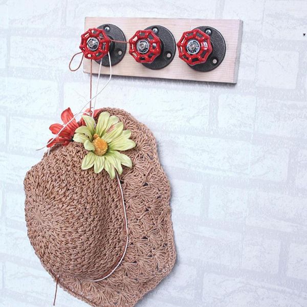 Crochets industriel roue Valve cintre salon cuisine salle de bain mur Art suspendu manteau chapeau décoration de la maison