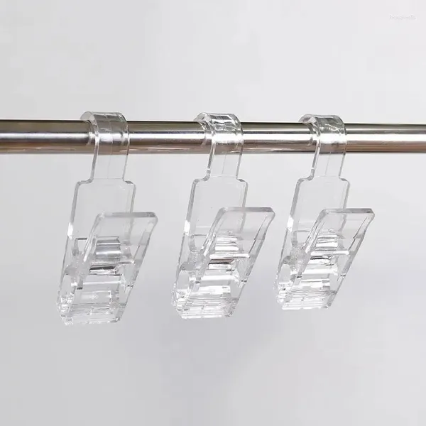 Hooks Ins Grand Clip transparent simple Vêtements de vent en plastique polyvalent